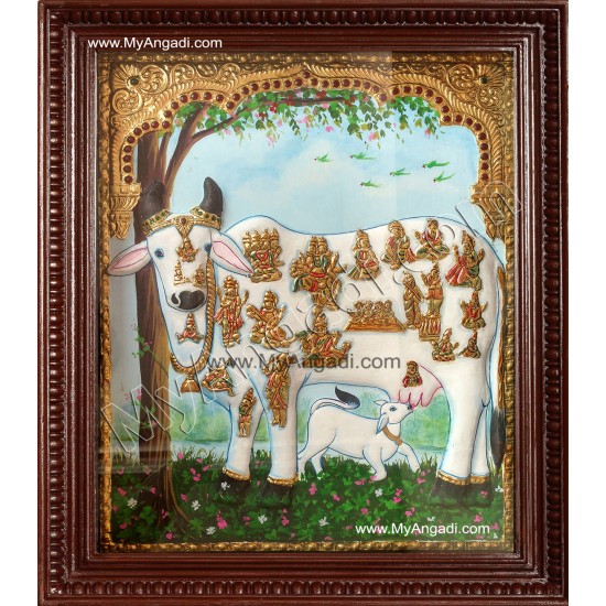 Komatha Tanjore Painting Komatha Tanjore Painting
