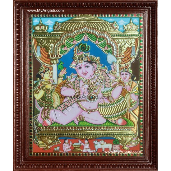 Butter Krishna Tanjore Paintings Butter Krishna Tanjore Paintings