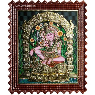 Lord Siva in Indonesia Style Tanjore Paintings Lord Siva in Indonesia Style Tanjore Paintings