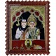 Shiva and Parvathi Devi Tanjore Paintings Shiva and Parvathi Devi Tanjore Paintings