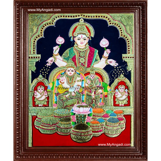 Kubera Lakshmi Tanjore Paintings
