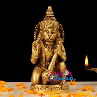 Brass Hanuman Statue