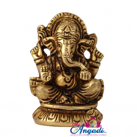 Ganesha Brass Statue