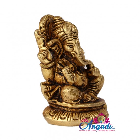 Ganesha Brass Statue