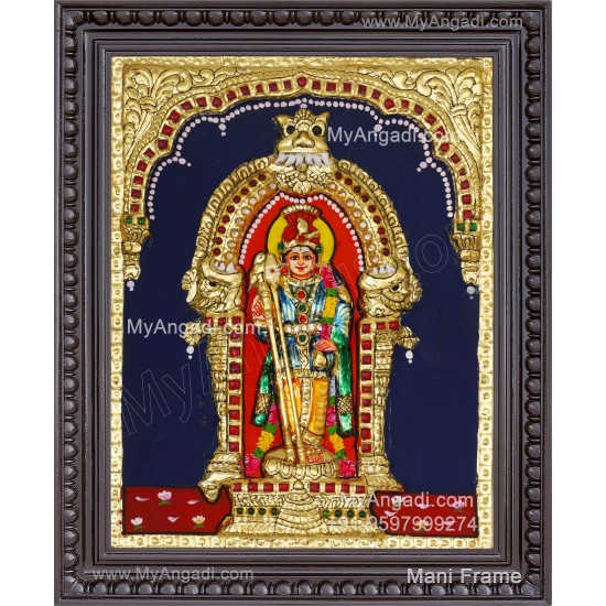 Murugan 3D Tanjore Painting