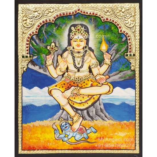 Dakshinamurthi Tanjore Painting