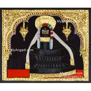Shiva Lingam Tanjore Painting