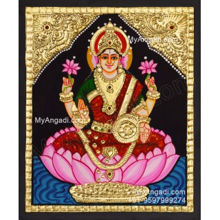 Dhana Lakshmi Tanjore Painting