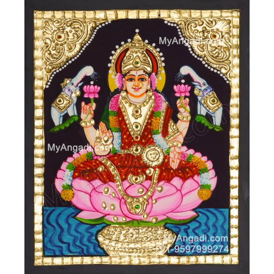 Gajalakshmi Tanjore Painting MATP266