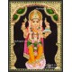 Standing Ganesha Tanjore Painting 