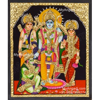 Ram Darbar Tanjore Painting