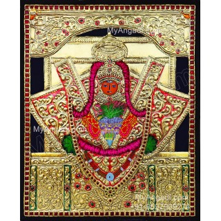 Sikkar Jeen Mata Goddess - Rajastan Tanjore Painting