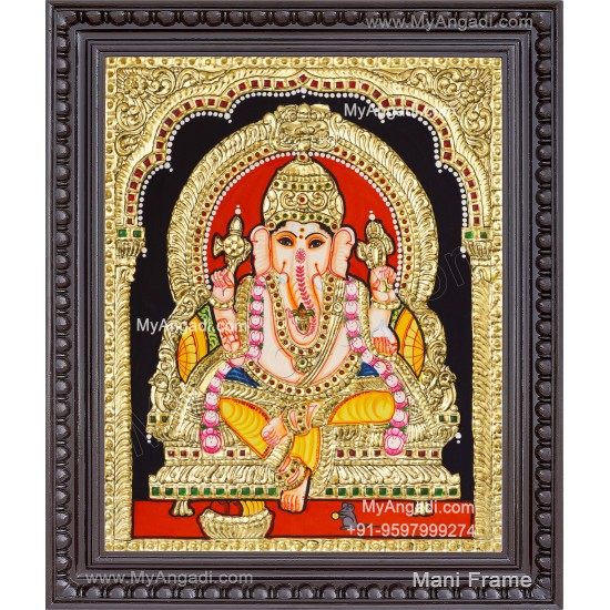 Ganapathi Tanjore Painting 
