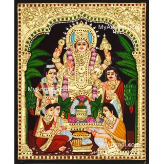 Sathyanarayana Tanjore Painting