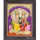 Perumal and Lakshmi Tanjore Painting, Vishnu and Lakshmi Tanjore Painting