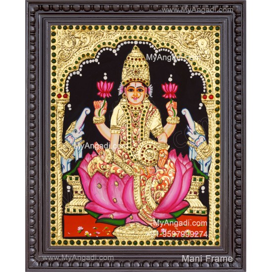Gajalakshmi Tanjore Painting