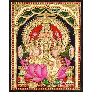 Aiswarya Lakshmi Tanjore Painting