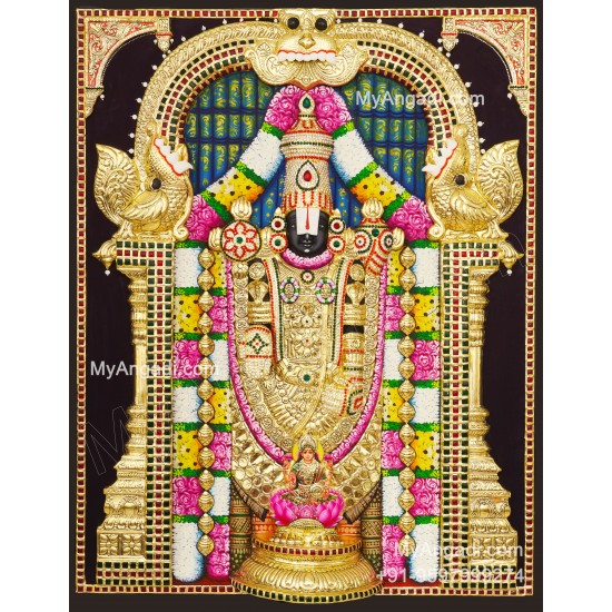 Balaji 3d Tanjore Painting