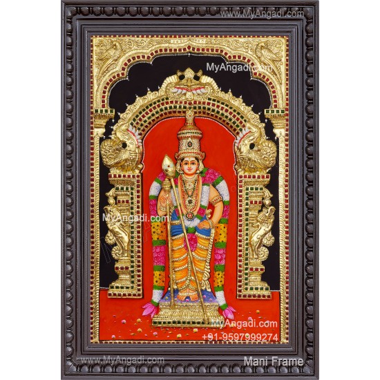 Murugan 3D Tanjore Painting