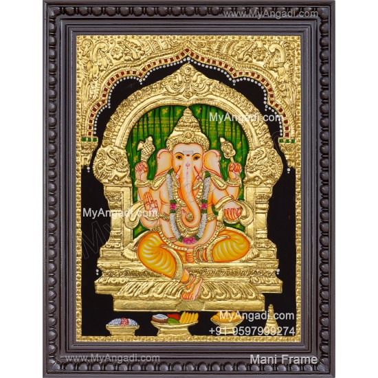 Ganapathi Tanjore Painting Tanjore Painting