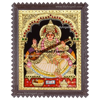 Saraswathi Tanjore Painting