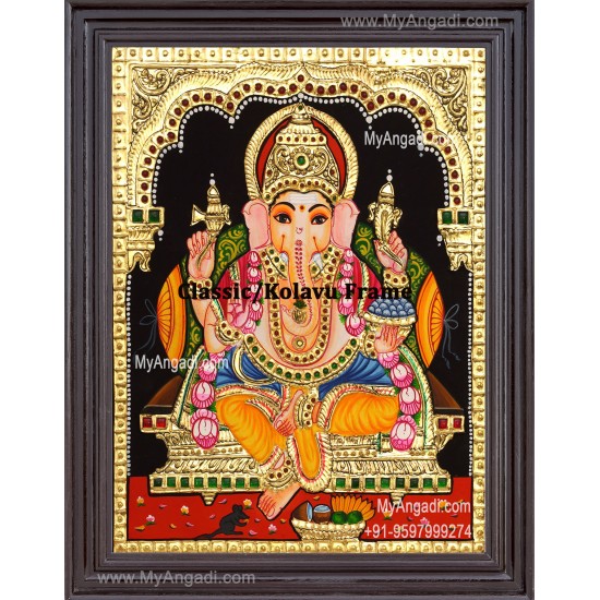 Ganapathi Tanjore Painting 