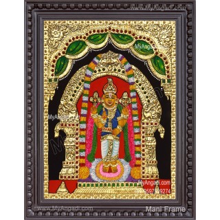 Kuladeivam Sendraya Perumal Tanjore Painting