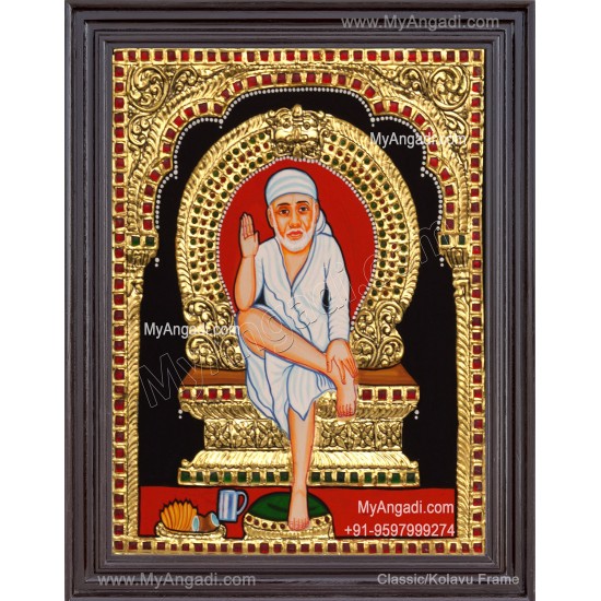Saibaba Tanjore Painting