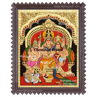Sivan Family Tanjore Painting