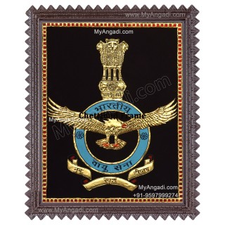 Logo Airforce Logo Tanjore Painting
