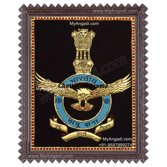 Logo Airforce Logo Tanjore Painting