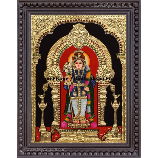 Palani  Murugan Tanjore Painting