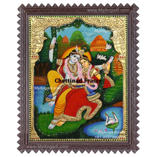 Radha Krishna Tanjore Paintings