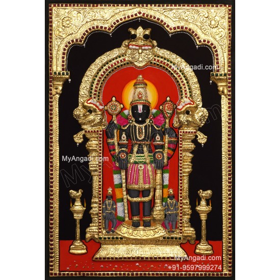 3D Perumal Tanjore Painting