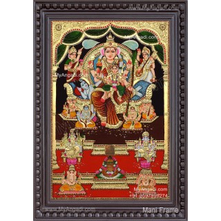 Raja Rajeshwari Tanjore Painting