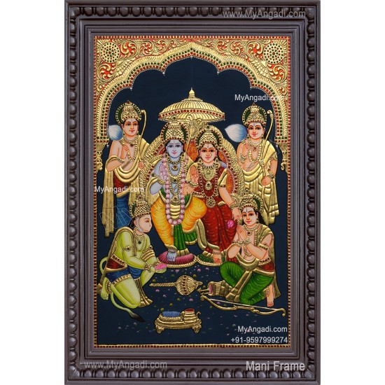 Ramar Pattabhisekam Tanjore Painting