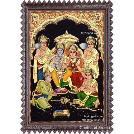 Ramar Pattabhisekam Tanjore Painting