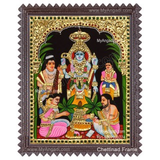 Sathyanarayana Tanjore Painting