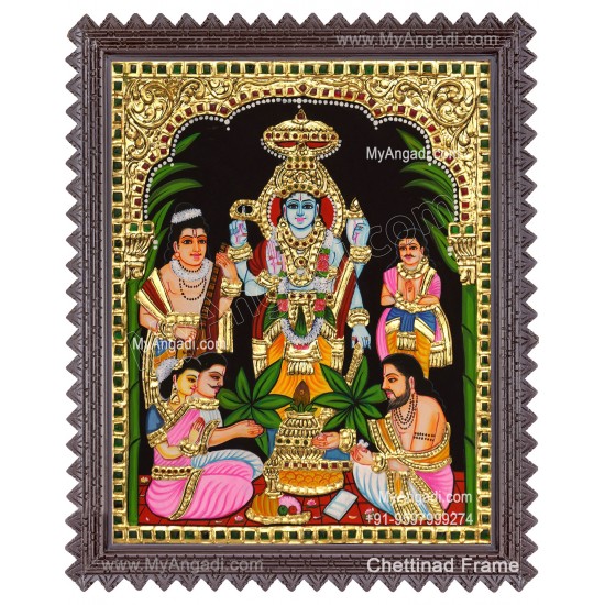 Sathyanarayana Tanjore Painting