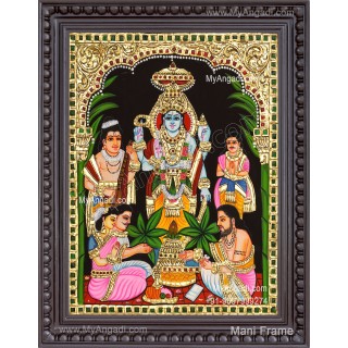 Sathya Narayana Tanjore Painting