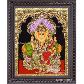 Narasimar Tanjore Painting, Lakshmi Narasimhar Tanjore Painting