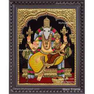Hayagrivar Lakshmi Tanjore Painting