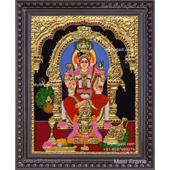 Karumaariamman Tanjore Painting