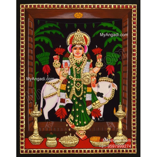 Graha Lakshmi Tanjore Painting