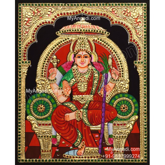 Lalitha Devi Tanjore Painting