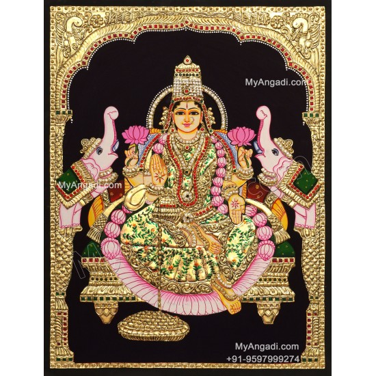 Gajalakshmi Tanjore Paintings