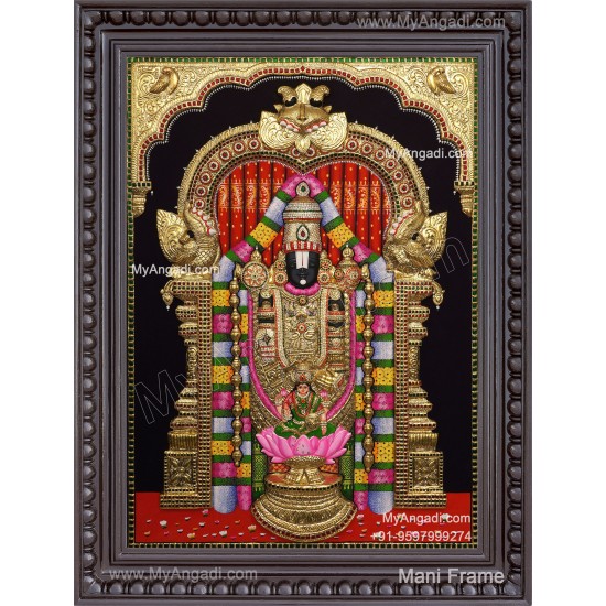 Balaji Lakshmi 3D Tanjore Painting