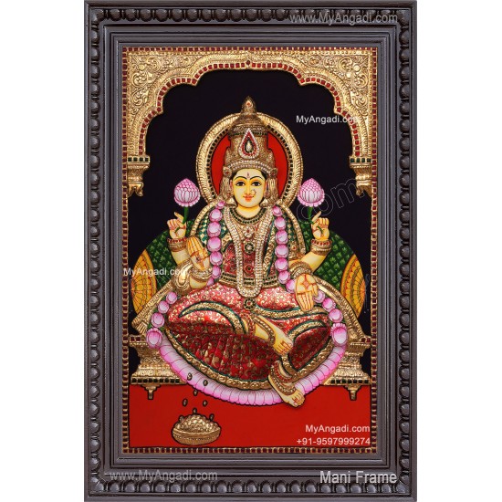 Lakshmi Tanjore 3d Painting 