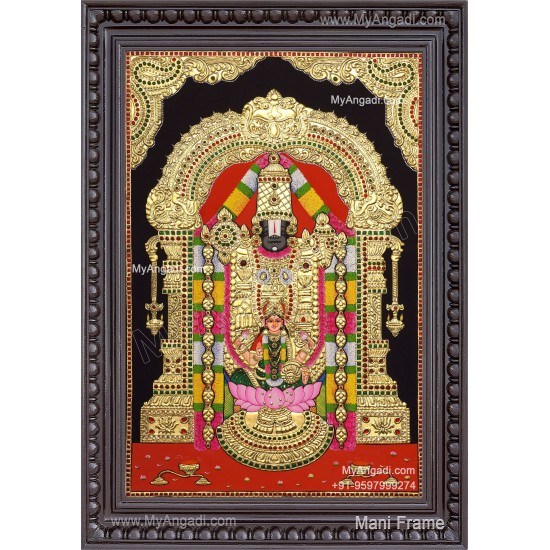 Balaji Lakshmi Tanjore Painting