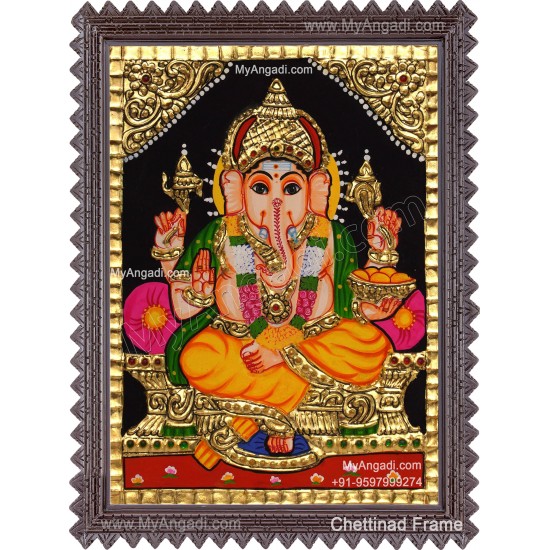 Ganapathi Tanjore Painting 